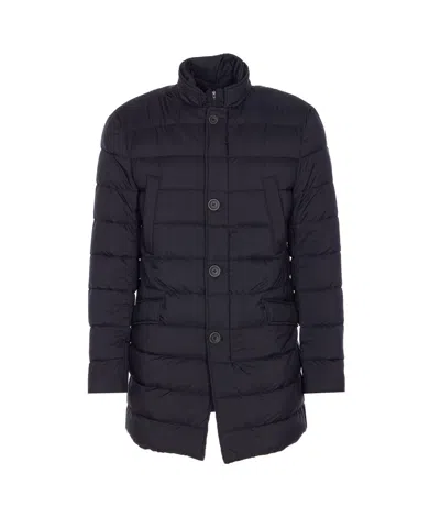 Herno Abrigo Alcochado - Negro In Blue