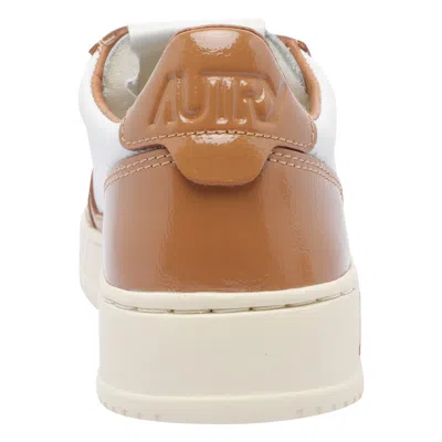 Autry Top Low Sneakers Medalist In Brown
