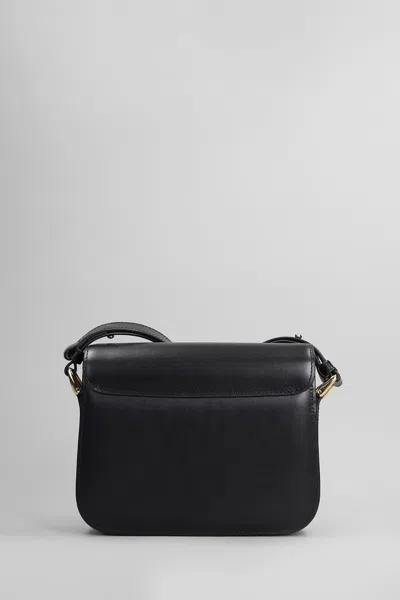 Apc A.p.c. Women Black Leather Small Grace Crossbody Bag In Black