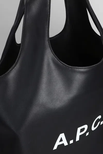 Apc A.p.c. Ninon Canvas Tote Bag In Black