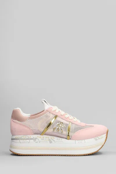 Premiata Zapatillas - Color Carne Y Neutral In Pink