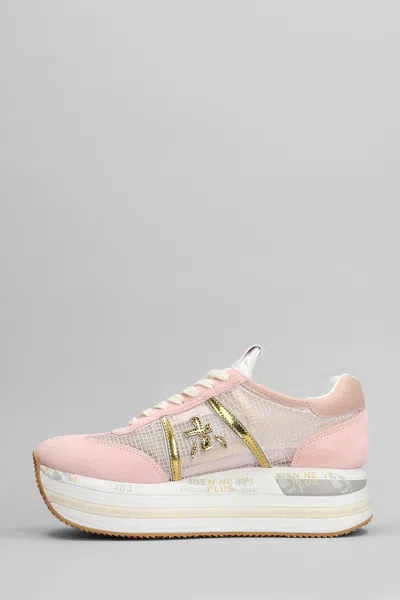 Premiata Zapatillas - Color Carne Y Neutral In Pink