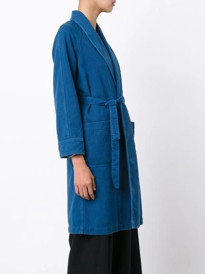 Shop Blue Blue Japan Shawl Collar Coat