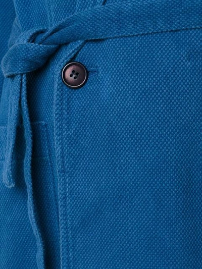 Shop Blue Blue Japan Shawl Collar Coat