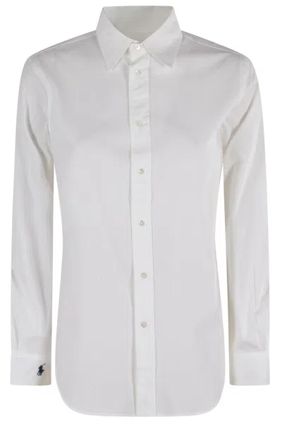 Polo Ralph Lauren Long Sleeve Shirt In White
