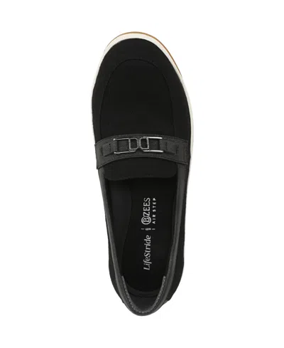 Lifestride Women's Daydream Washable Round Toe Loafers In Black