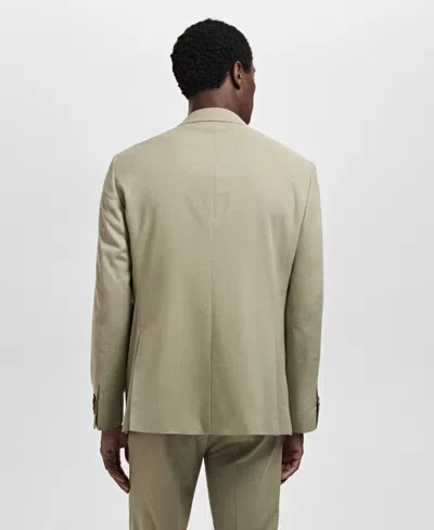 Mango Men's Milan Slim-fit Suit Blazer In Green