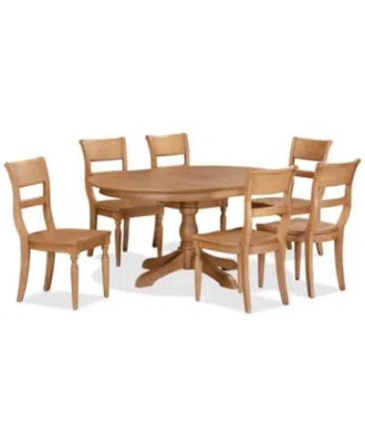 Macy's Willowmere Dining Collection Exclusively At Macys In Brown