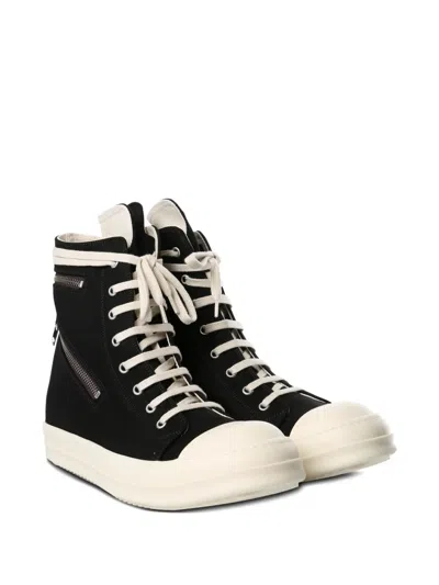 Rick Owens Drkshdw Drkshdw By Rick Owens "concordians Cargo Sneaks" Sneaker In Black
