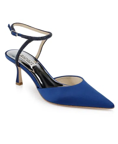 Badgley Mischka Women's Autumn Pointed Toe Pumps In Blue