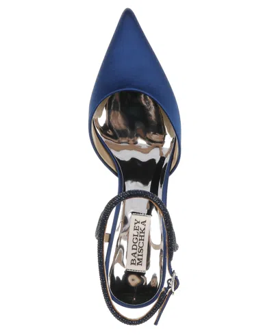 Badgley Mischka Women's Autumn Pointed Toe Pumps In Blue
