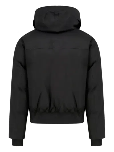 Dsquared2 Giubbino Techno Down Bomber In Nylon In Black