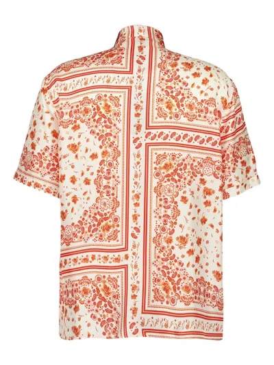 Fendi F.r.s For Restless Sleepers Printed Silk Shirt In Multi