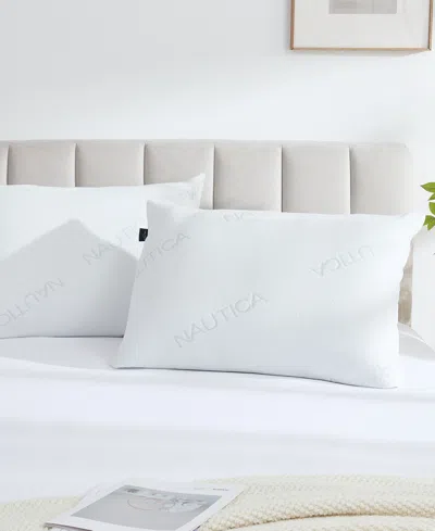Nautica Diagonal Knit 2-pack Pillow, King In White