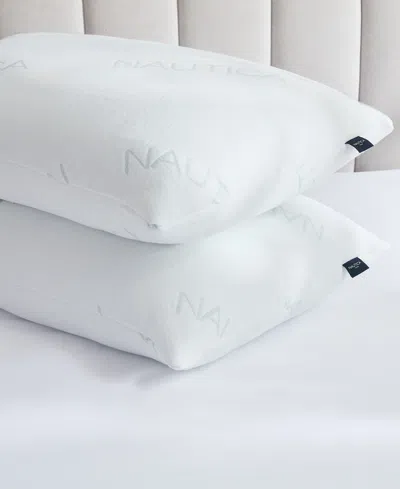 Nautica Diagonal Knit 2-pack Pillow, King In White