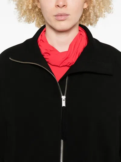 Thom Krom Cropped Harrington Jacket In Black