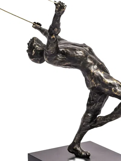 Gardeco Ribbon Dancer Sculpture In Brown