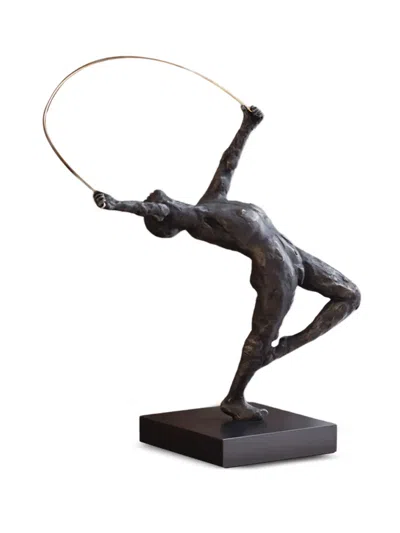Gardeco Ribbon Dancer Sculpture In Brown