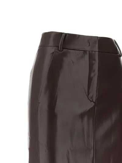 The Andamane Gonna In Similpelle Vinaccia Donna In Brown