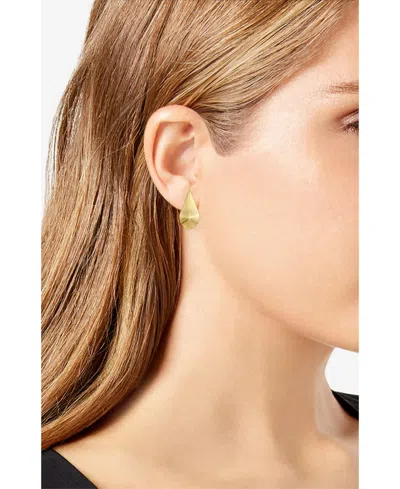 Vince Camuto Chic Sculptural Dome Drop Earrings In Gold