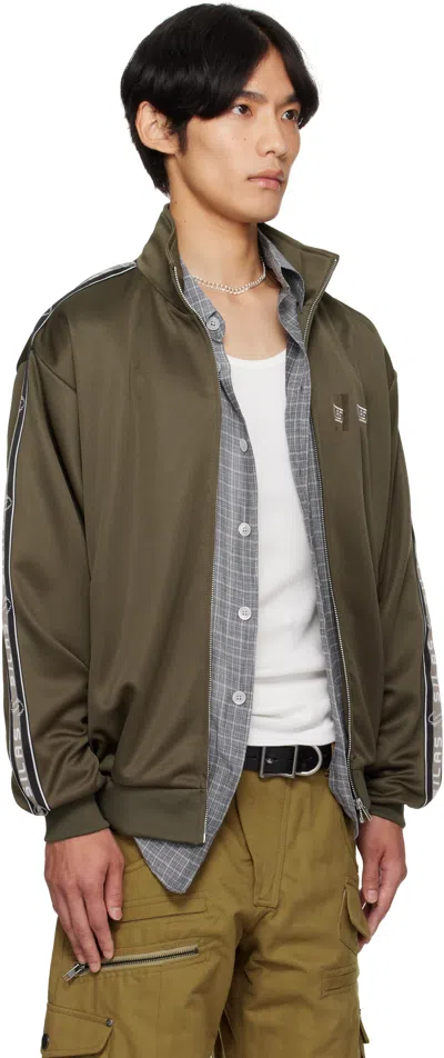 Silas Green Logo Track Jacket In Green