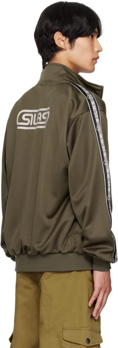 Silas Green Logo Track Jacket In Green