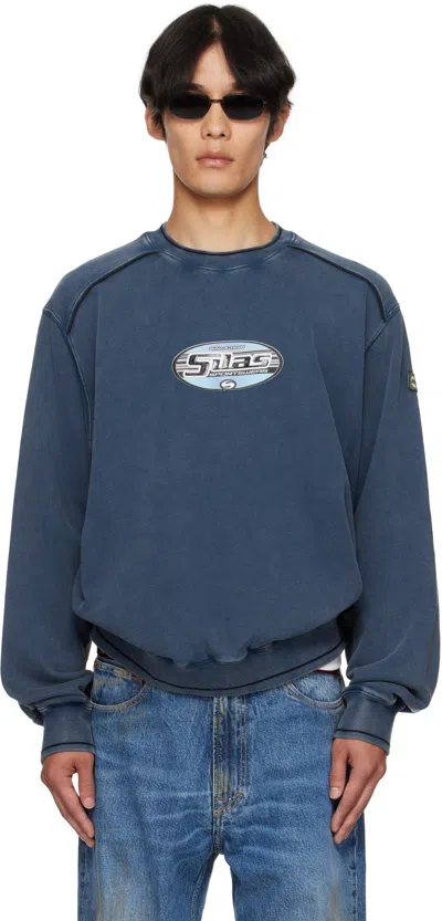 Silas Navy 'sportswear' Sweatshirt