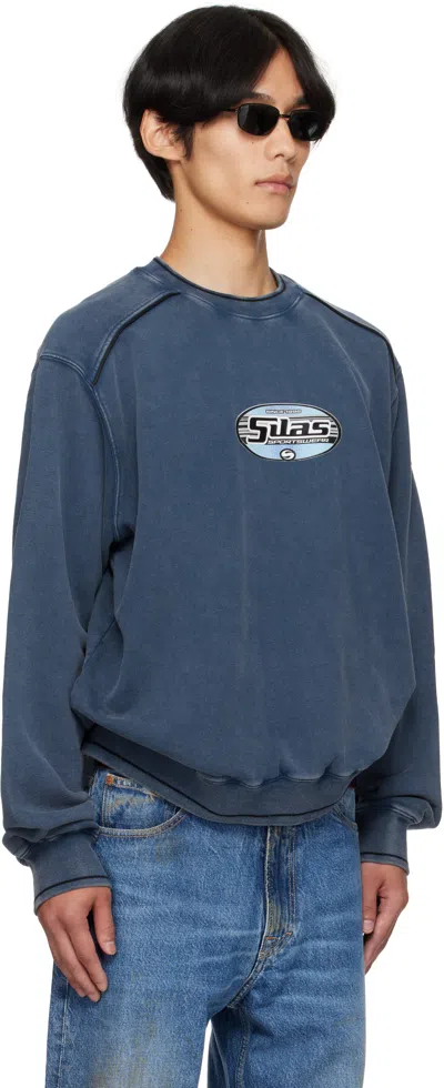 Silas Navy 'sportswear' Sweatshirt