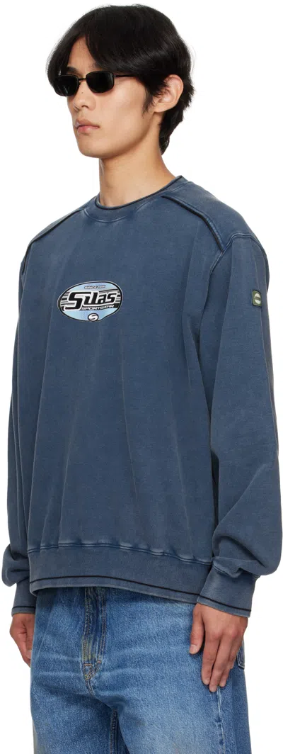 Silas Navy 'sportswear' Sweatshirt