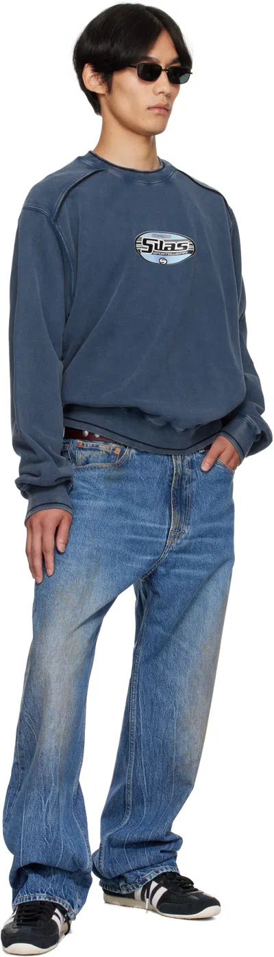 Silas Navy 'sportswear' Sweatshirt