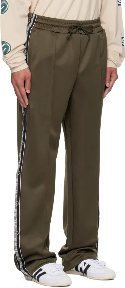 Silas Green Logo Track Pants In Green