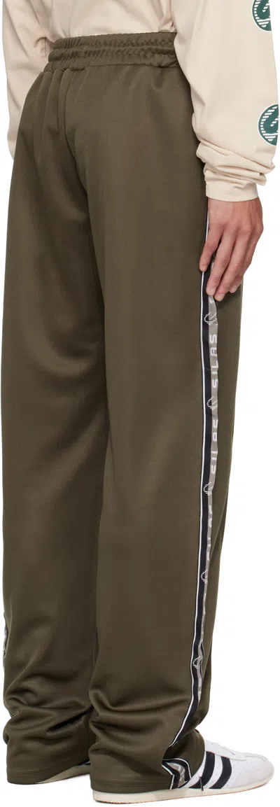 Silas Green Logo Track Pants In Green