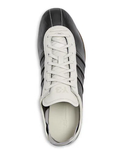 Y-3 Tokyo Leather Sneakers In Black