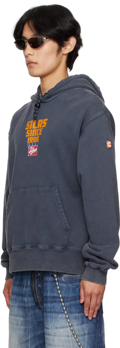 Silas Navy 'since 1998' Drawstring Sweat Hoodie