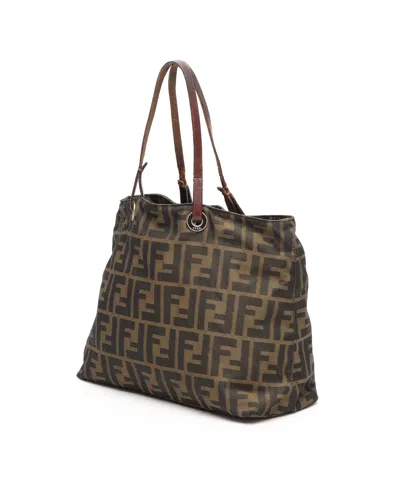 Fendi Zucca Tote Bag In Multi