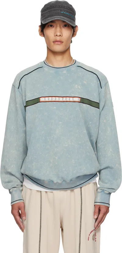 Silas Blue Keyboard Sweatshirt