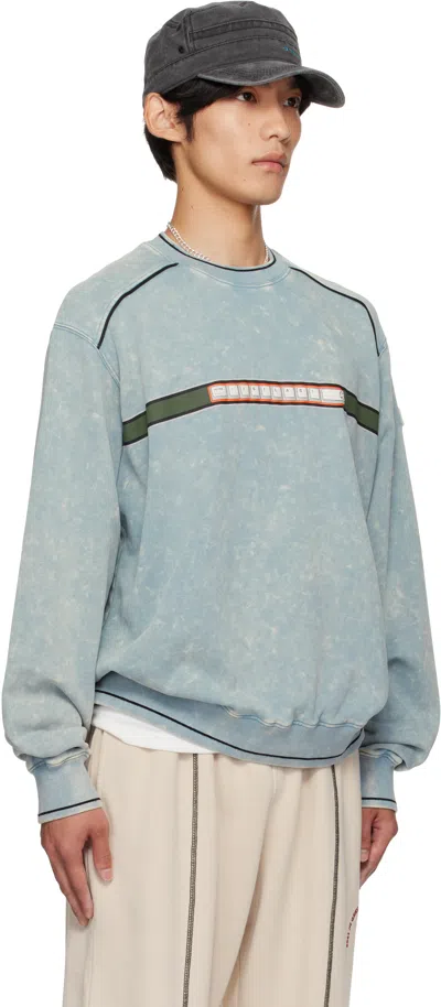 Silas Blue Keyboard Sweatshirt