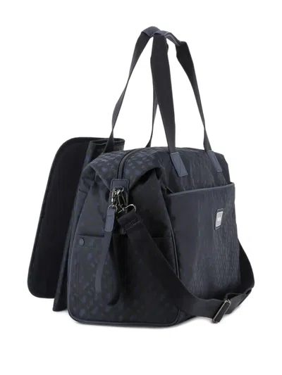 Bosswear Textured Changing Bag In Blue