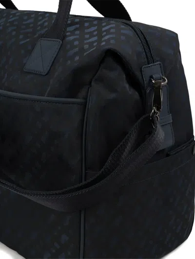 Bosswear Textured Changing Bag In Blue