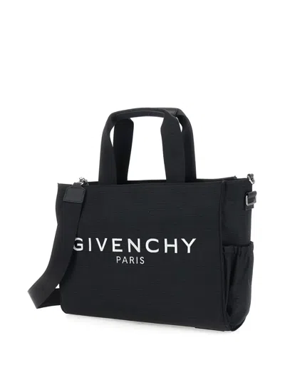 Givenchy Embroidered-logo Changing Bag In Black