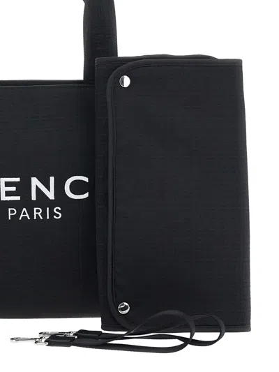 Givenchy Embroidered-logo Changing Bag In Black