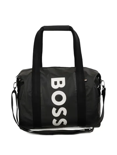 Bosswear Logo-printed Changing Bag In Black