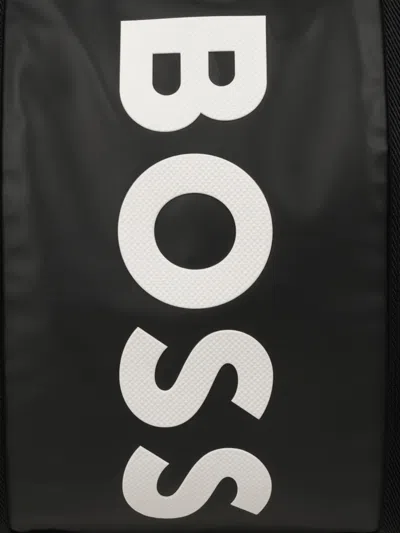 Bosswear Logo-printed Changing Bag In Black