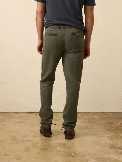 Faherty Dune Relaxed Fit Utility Pants In Green