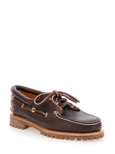 Timberland Noreen Boat Loafers In Brown