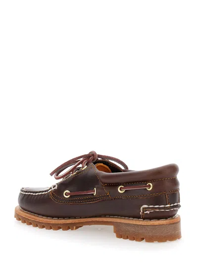 Timberland Noreen Boat Loafers In Brown