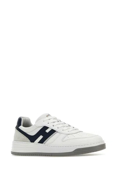 Hogan White Leather H630 Sneakers In White