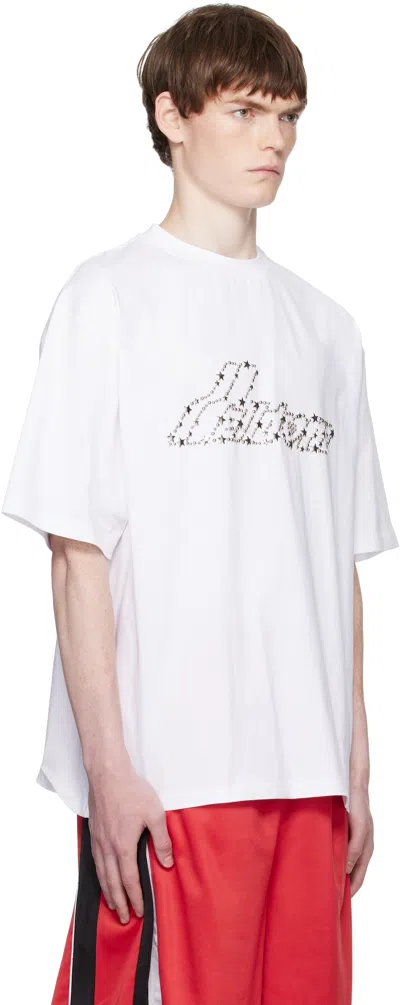 We11 Done Se11done T-shirt In White