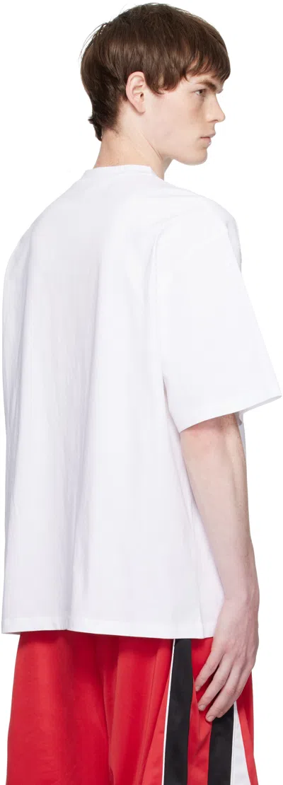 We11 Done Se11done T-shirt In White