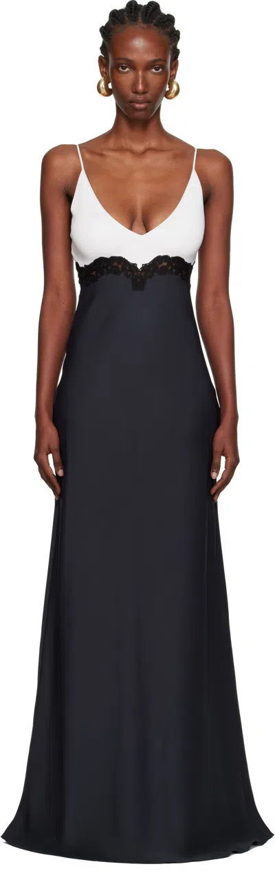 Gabriela Hearst Amaryllis Colour-block Silk-crepe Maxi Dress